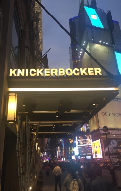 Outside the Knickerbocker Hotel Times Square New York